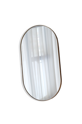Oval Brass Mirror