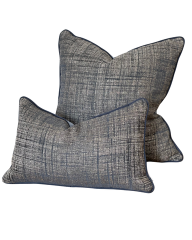 Abstract Tweed Blue