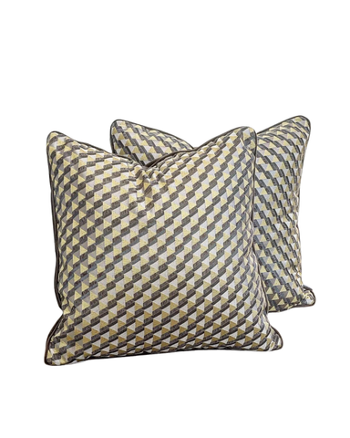 Grey Gold Pattern