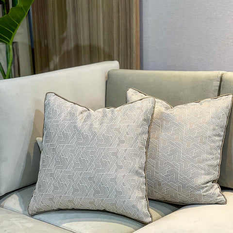 Hexagonal Silver Linen