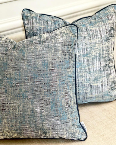 Tweed Blue Linen