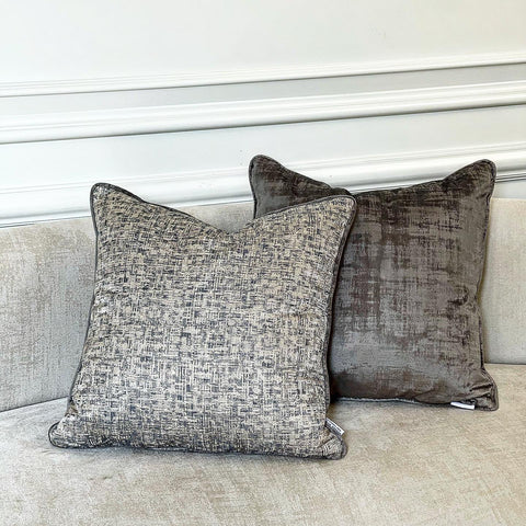 Tweed Grey Linen (Two tone)