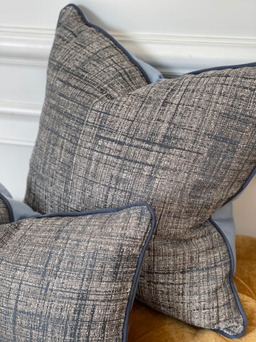 Abstract Tweed Blue