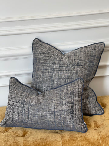 Abstract Tweed Blue